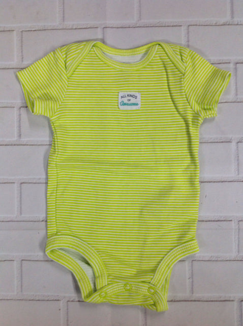 Simple Joy Green Print Onesie