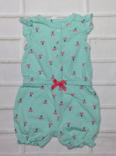 Simple Joy Light Green & Red One Piece