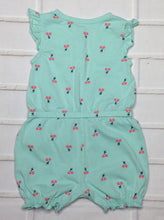 Simple Joy Light Green & Red One Piece