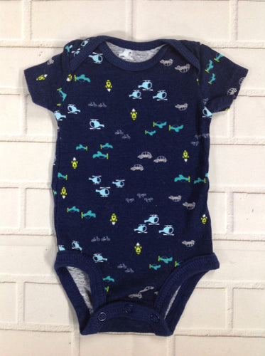 Simple Joy Navy Print Onesie