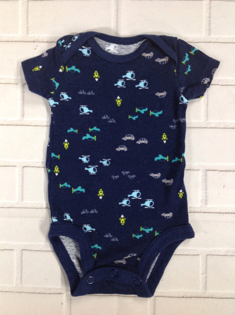 Simple Joy Navy Print Onesie