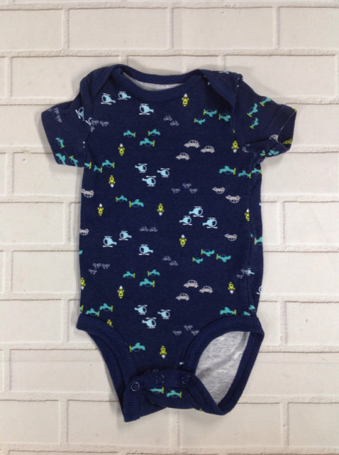 Simple Joy Navy Print Onesie