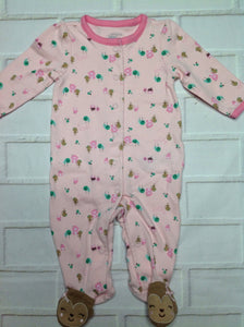 Simple Joy Pink & Green Sleepwear