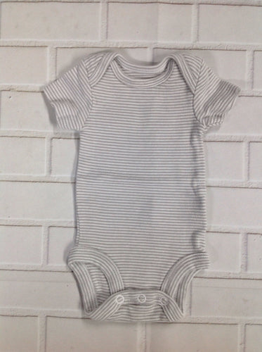 Simple Joy White & Gray Onesie