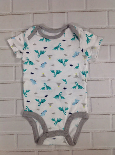 Simple Joy White Print Onesie