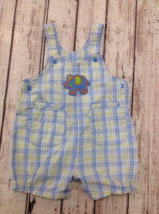 Simply Basic Blue & Green Shortalls