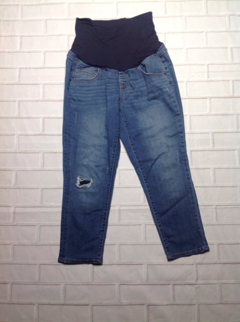 Size 10 A GLOW Blue VINTAGE LOOKING Jeans