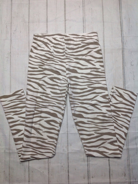 Size 10 Gymboree TAN & CREAM zebra Pants