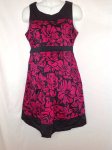 Size 12 Motherhood Pink & Black Dress