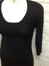 Size MAT 12 Next Maternity Black Cotton Blend Dress