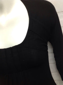 Size MAT 12 Next Maternity Black Cotton Blend Dress