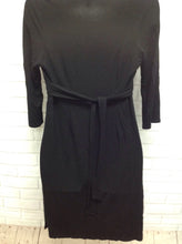 Size MAT 12 Next Maternity Black Cotton Blend Dress