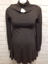 Size MAT 12 Topshop BLACK & BEIGE Floral Top