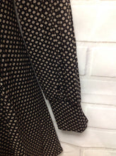Size MAT 12 Topshop BLACK & BEIGE Floral Top