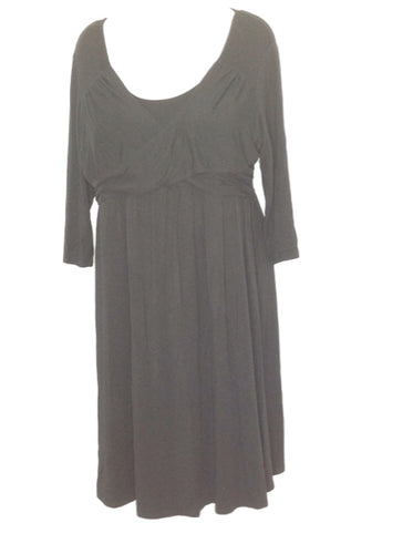 Size MAT XX-LARGE OLD NAVY MATERNITY Black Solid Dress