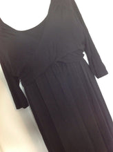 Size MAT XX-LARGE OLD NAVY MATERNITY Black Solid Dress