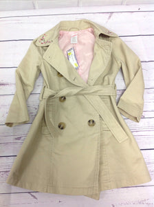 Size 4 Gymboree Khaki Floral Coat