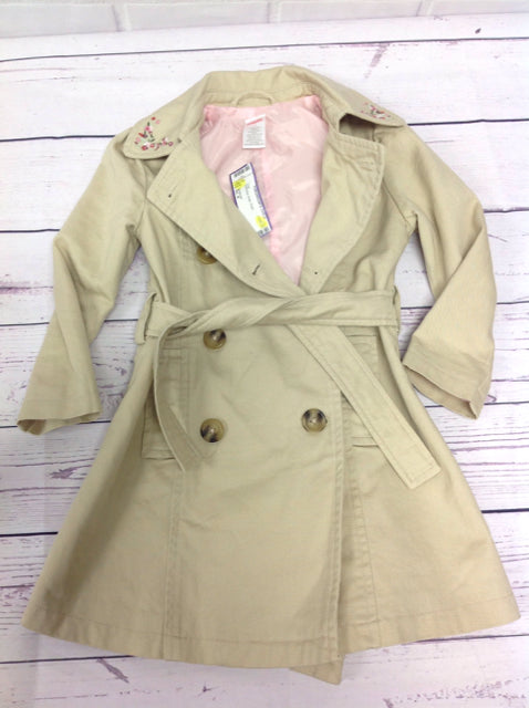 Size 4 Gymboree Khaki Floral Coat