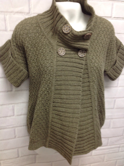Size MAT 8 MAMMAS & PAPPAS Green Acrylic Alpaca Blend Knit Top