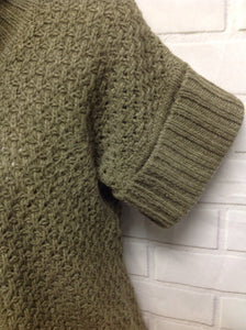 Size MAT 8 MAMMAS & PAPPAS Green Acrylic Alpaca Blend Knit Top