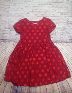 Size 8 Garnet Hill Red Polka Dot Dress