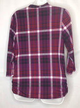 Size Large Cupcake Couture Red & Black Plaid Top
