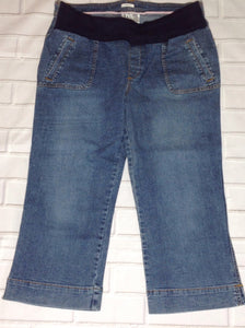 Size Large Duo Maternity Blue Denim Jeans
