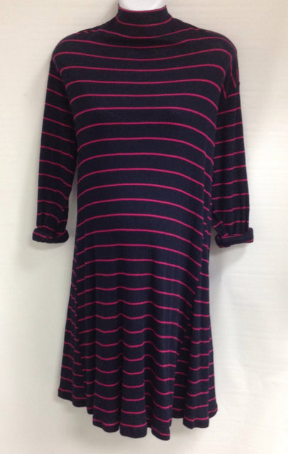 Size Large Liz Lange Navy & Pink Stripe Dress