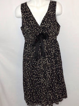 Size Large Motherhood BLACK & TAN Polka Dot Dress