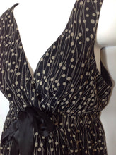 Size Large Motherhood BLACK & TAN Polka Dot Dress