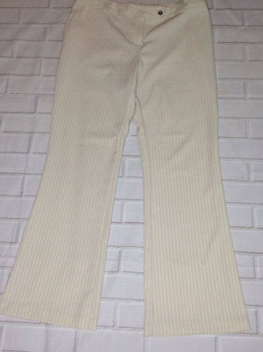 Size Large Motherhood Beige Pinstripe Pants