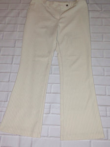 Size Large Motherhood Beige Pinstripe Pants