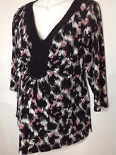 Size Large Motherhood Pink & Black Top