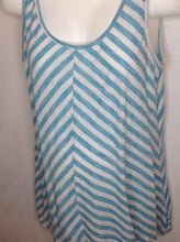Size Large Oh Baby Baby Blue & White Stripe Top