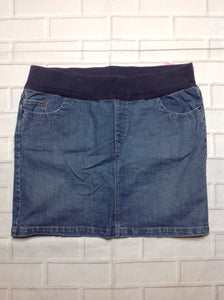 Size Large Oh Baby Denim Solid Skirt
