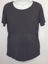 Size Large SmallShow Dark Gray Nursing Top