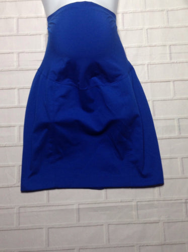 Size M Liz Lange Blue Solid Skirt