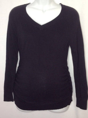 Size M Motherhood Black Solid Sweater