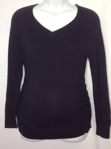 Size M Motherhood Black Solid Sweater
