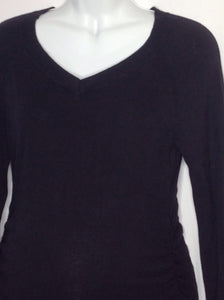 Size M Motherhood Black Solid Sweater