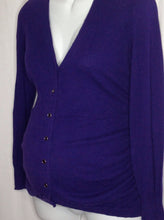 Size M Motherhood Purple Solid Sweater