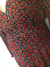 Size M Motherhood Red Print Floral Dress