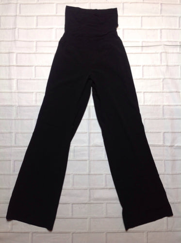 Size M Oh Baby Black Solid Pants