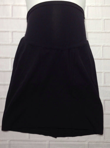 Size M Oh Baby Black Solid Skirt
