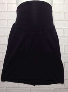 Size M Oh Baby Black Solid Skirt