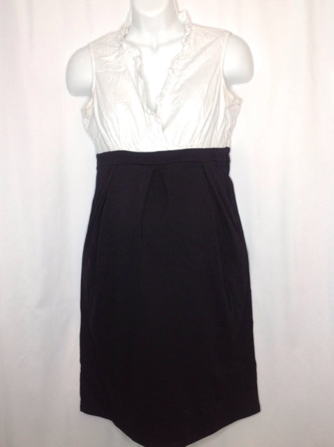 Size MAT MEDIUM Motherhood WHITE & BLACK Dress