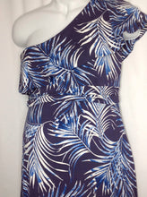 Size Medium A Pea in the Pod BLUE & WHITE Leaves Dress