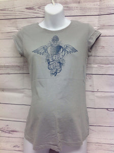 Size MAT MEDIUM Duo Maternity Gray Top