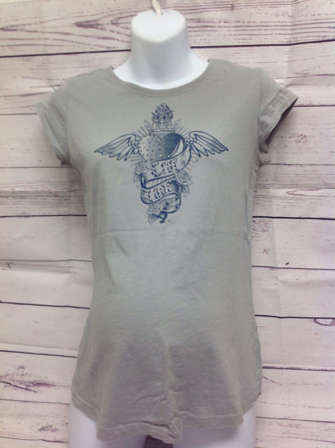 Size MAT MEDIUM Duo Maternity Gray Top