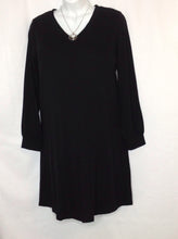 Size Medium ISABEL Black Solid Dress